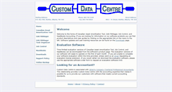 Desktop Screenshot of customdatacentre.com
