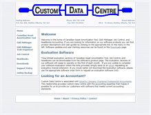Tablet Screenshot of customdatacentre.com